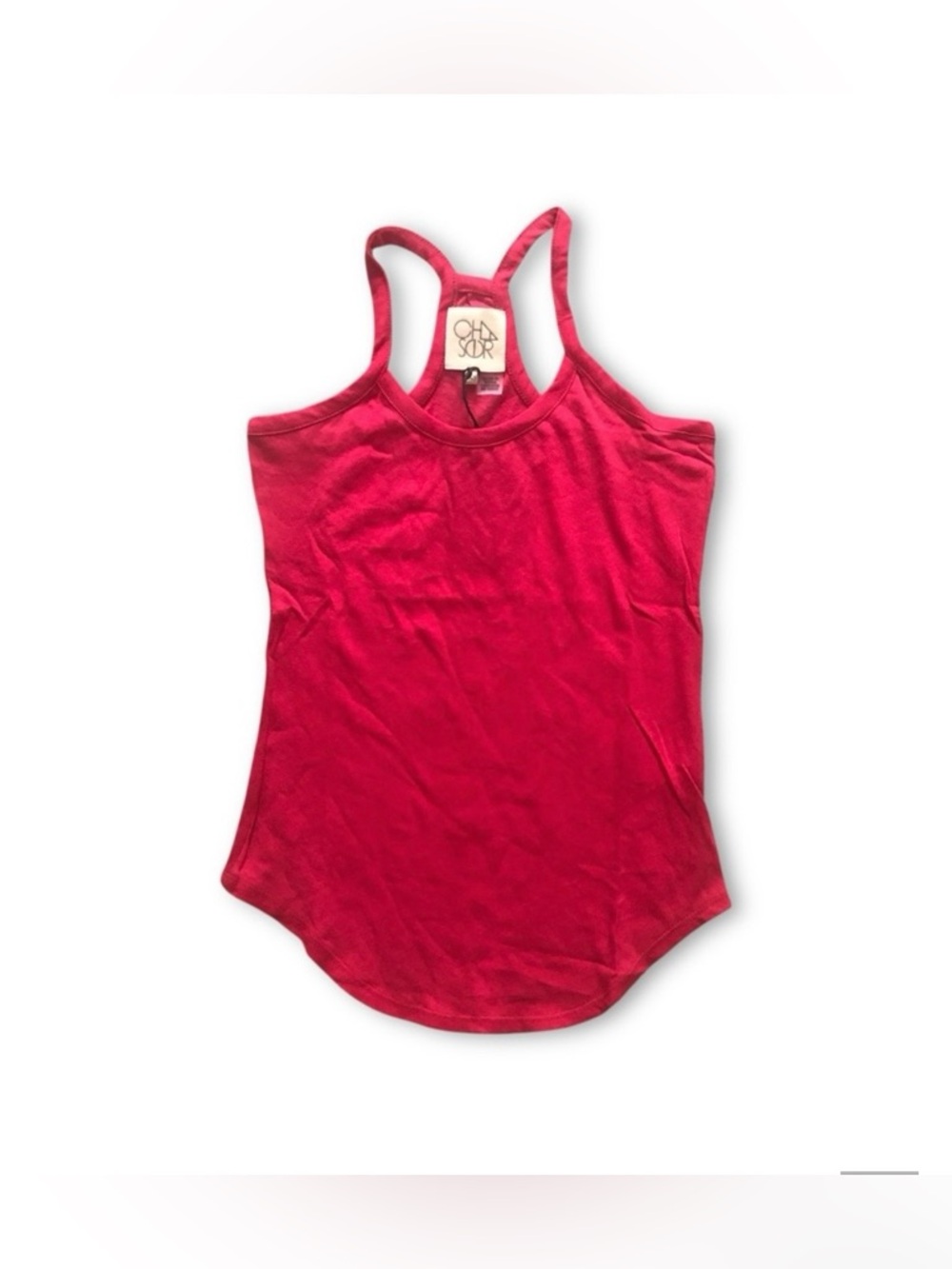 NWT Chaser Women's Pink Racerback Tank Top Size XS